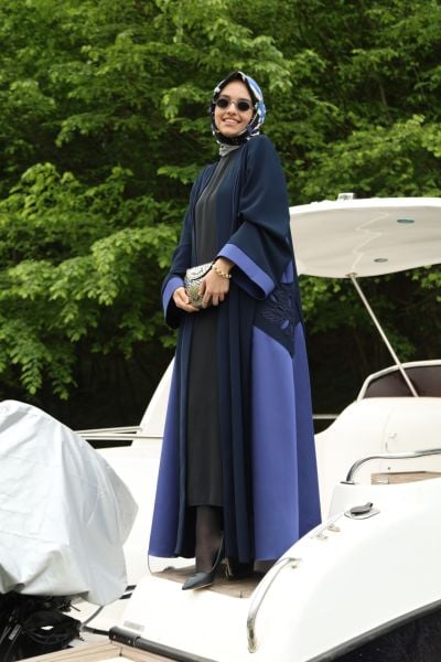 Navy Abaya