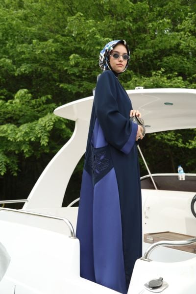 Navy Abaya