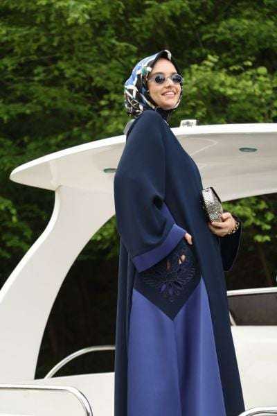 Navy Abaya