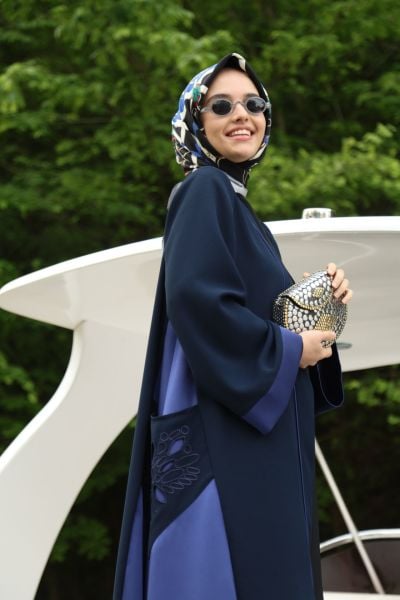 Navy Blue Abaya XXL