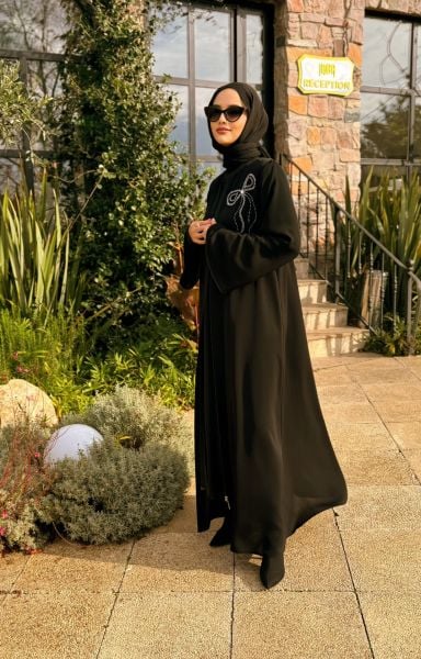 Gray Pera Abaya