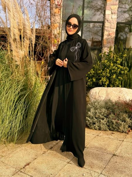 Gray Pera Abaya