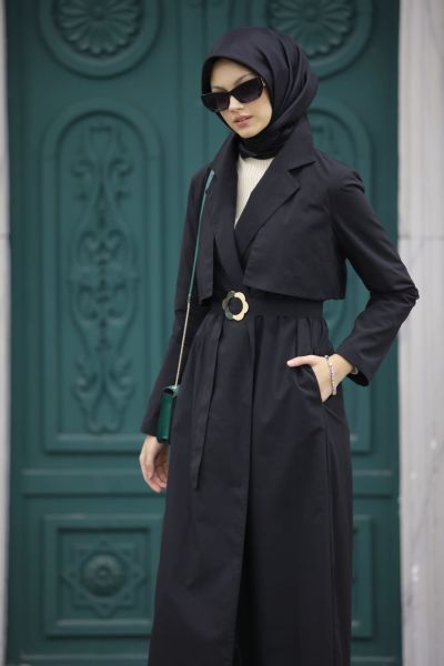 Black Belted Trench
